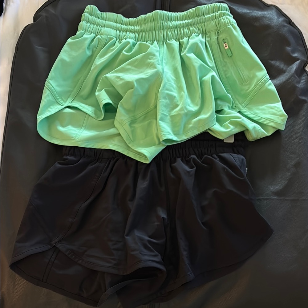 lululemon athletica Women's Shorts - Mint Green and Black